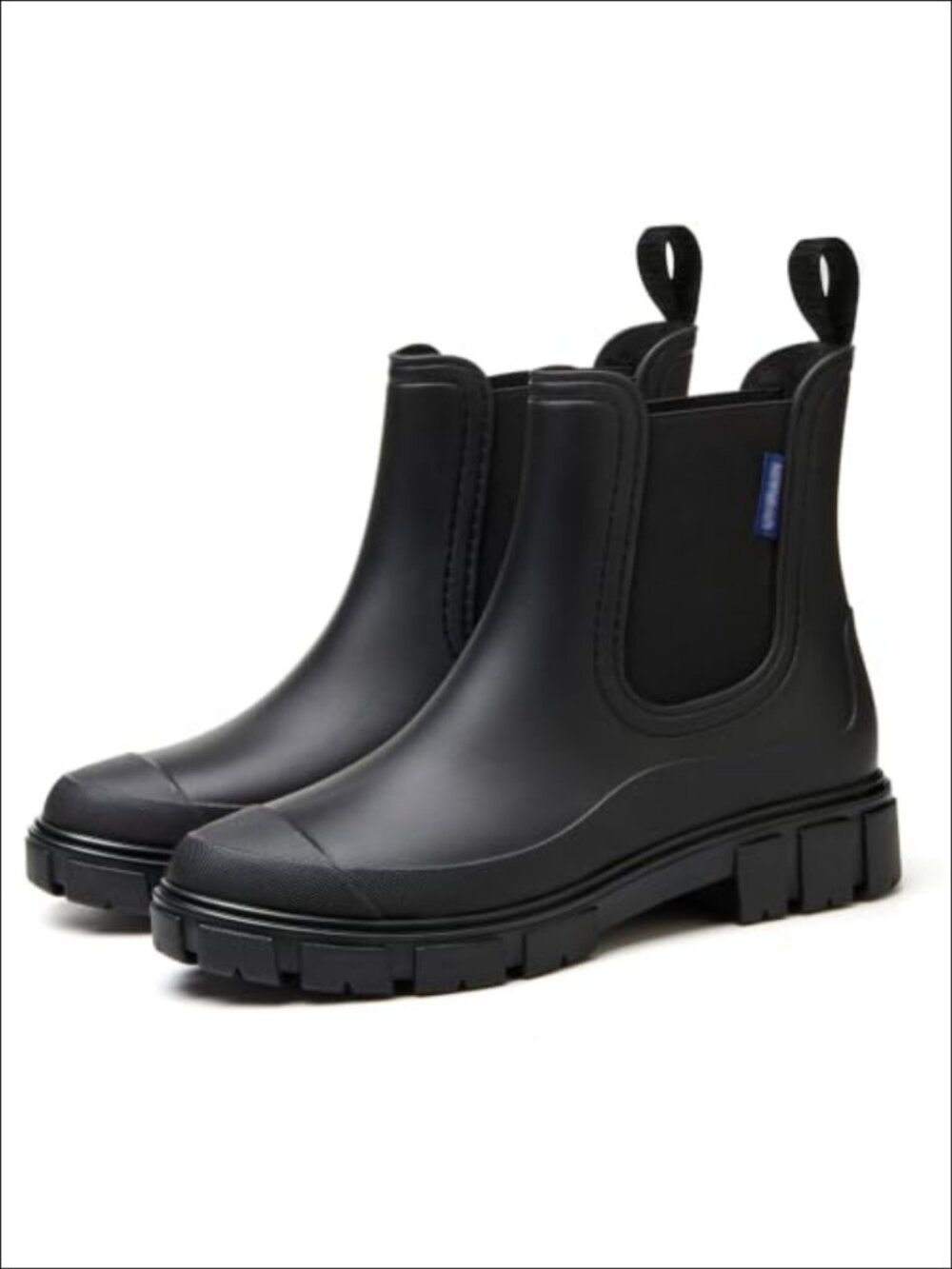 Chelsea Rain Boots Women Waterproof Ankle PVC Slip-On Garden